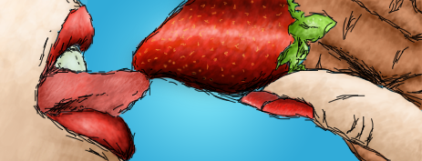 Strawberries Paint